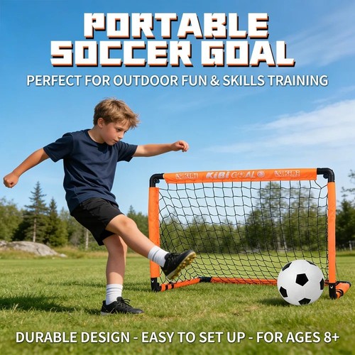 Kids foldable football goal - football,
