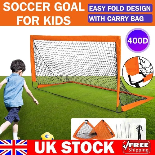 Portable soccer goal pop - pop, up