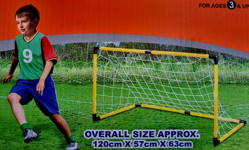 120cm football goal post - football, net