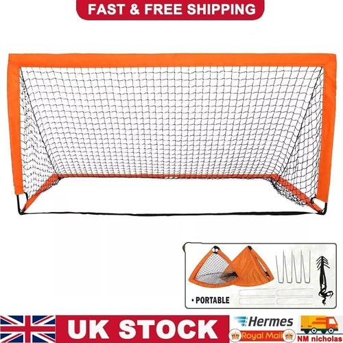Portable soccer goal pop - goal, up